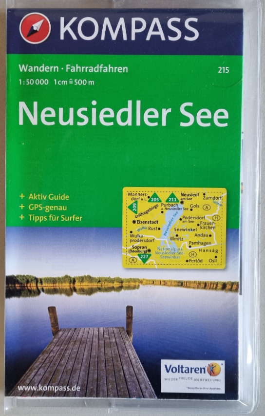 Wander - Rad - Freizeitkarte 07-KO-215 Neusiedlersee