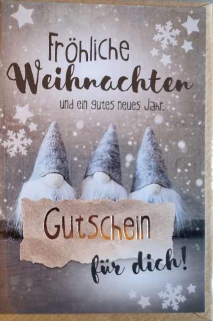 Weihnachtsbilletts - Gutschein 03-24-1101
