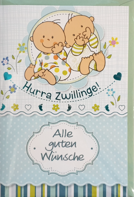 Ereignisbillett - Zwillinge sortiert 03-31-3999
