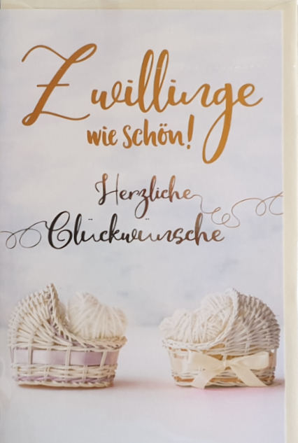 Ereignisbillett - Zwillinge sortiert 03-31-3999