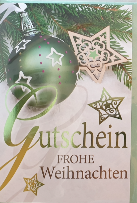 Weihnachtsbilletts - Gutschein 03-24-2261