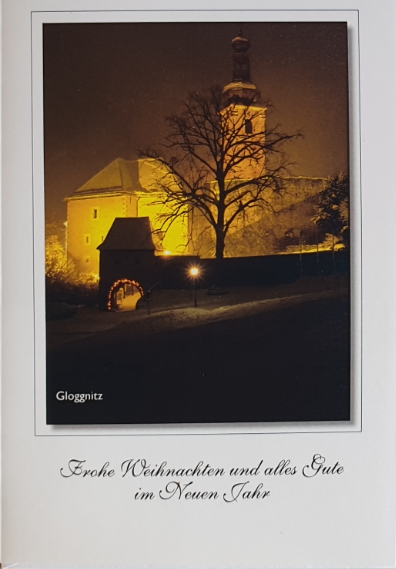 Orts - Weihnachtsbilletts - Gloggnitz 03-22-2640-25