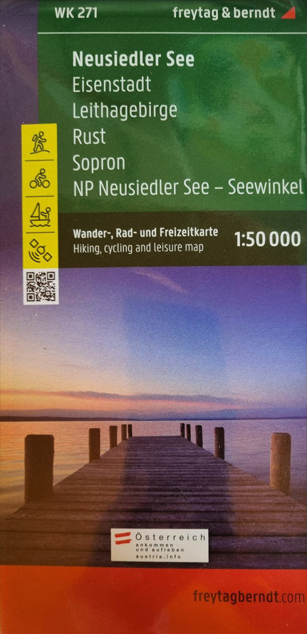 Wander - Rad - Segelkarte 07-FB - Neusiedler See, Eisenstadt,.. 