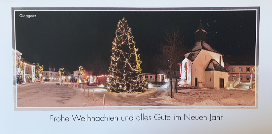 Orts - Weihnachtsbilletts - Gloggnitz 03-22-2640-08